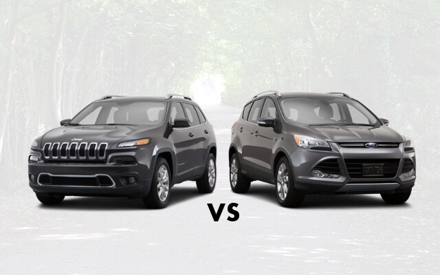2015 Jeep Cherokee vs. Ford Escape 2015 Jeep Cherokee vs. Ford Escape