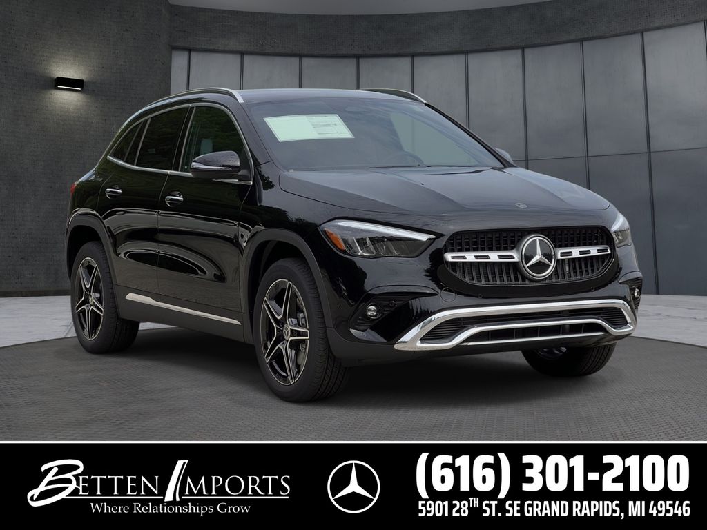 Black 2026 Mercedes-Benz GLA SUV / Crossover All-Wheel Drive 8-Speed Dual Clutch