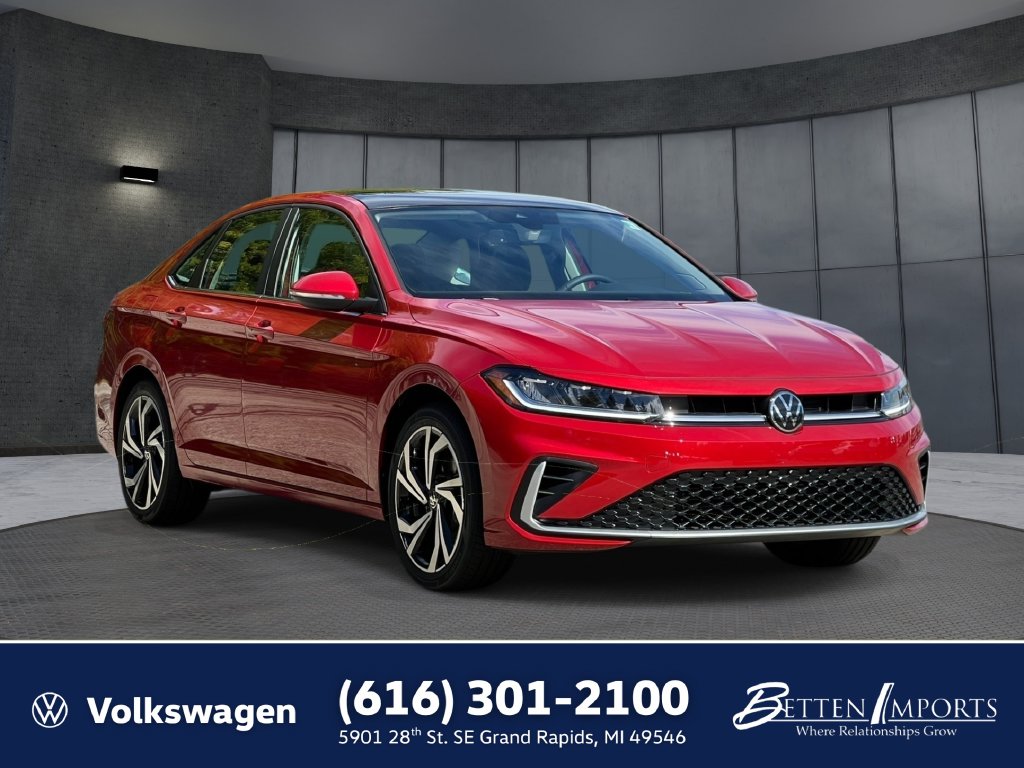 Red Metallic 2026 Volkswagen Jetta Sedan Front-Wheel Drive 8-Speed Automatic