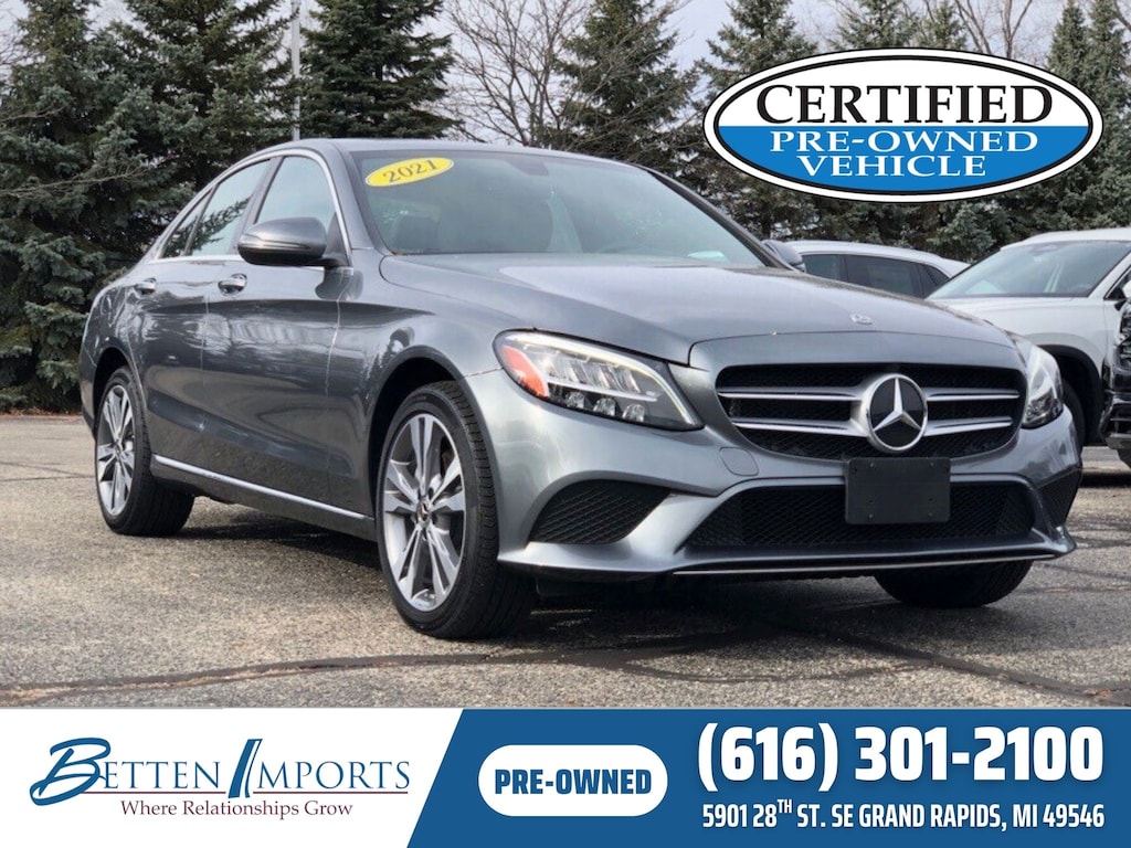 Certified 2021 Mercedes-Benz C-Class C 300 4MATIC Sedan
