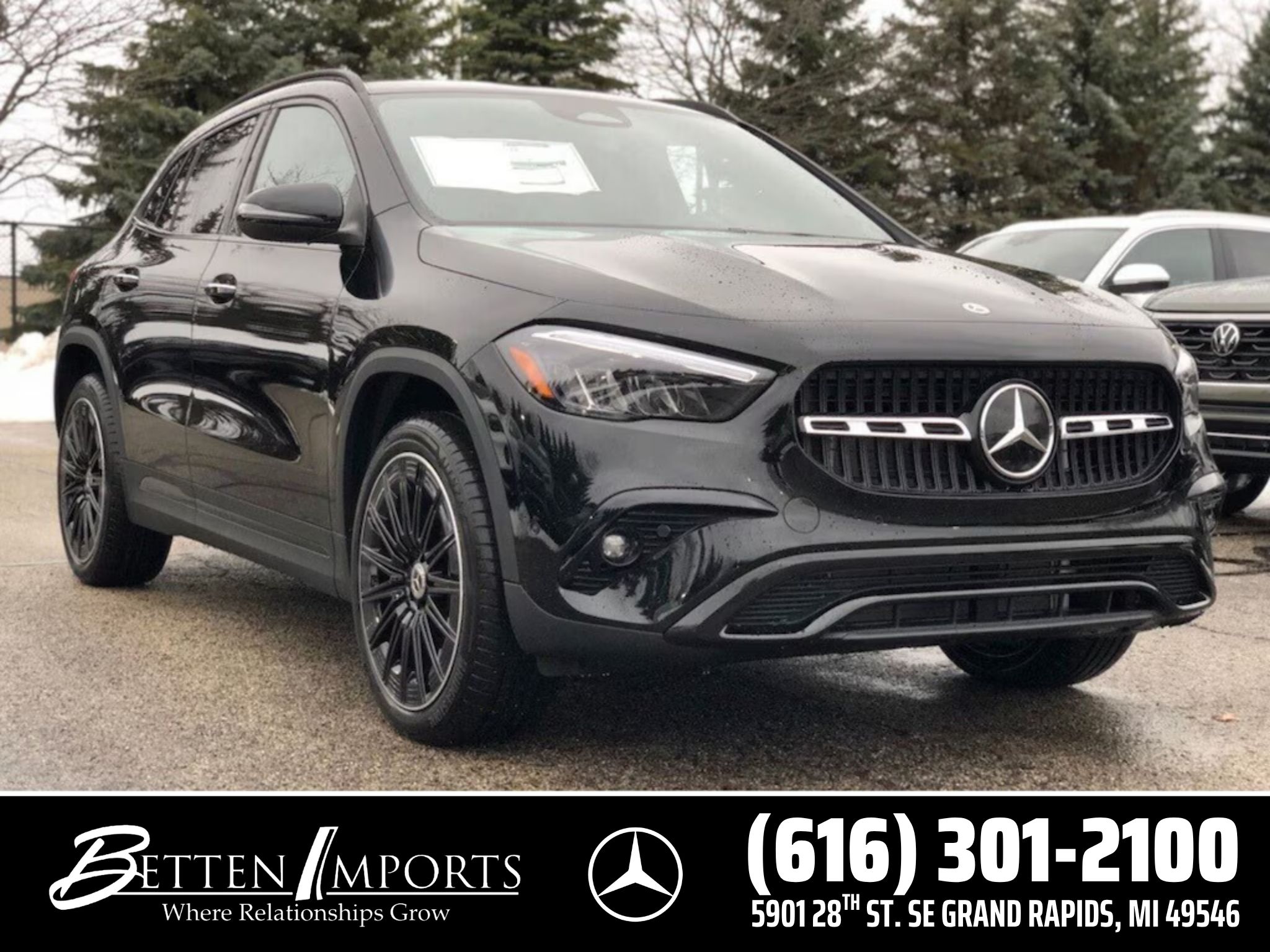 Cosmos Black Metallic 2026 Mercedes-Benz GLA SUV / Crossover All-Wheel Drive 8-Speed Dual Clutch