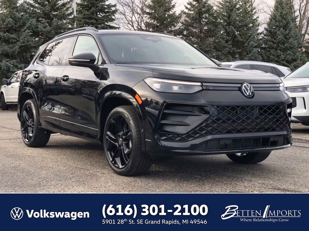 New 2026 Volkswagen Tiguan 2.0T SE R-Line Black SUV