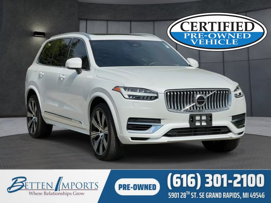 Certified 2024 Volvo XC90 plug-in hybrid T8 Ultimate Bright 7-Seater SUV