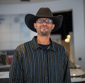 Staff member Junior Parks from eaf3b35a7958