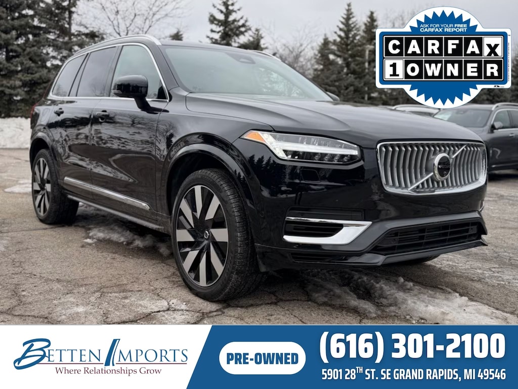Certified 2024 Volvo XC90 plug-in hybrid T8 Plus Bright 7-Seater SUV