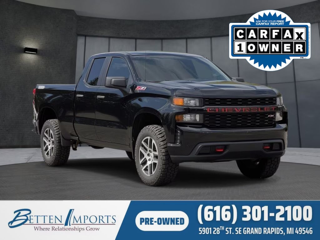 Used 2019 Chevrolet Silverado 1500 Silverado Custom Trail Boss Truck