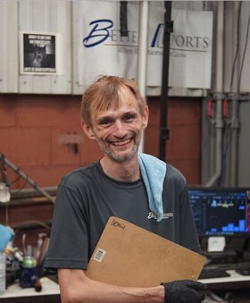 Staff member Cory Switzer from ID_8c49e7