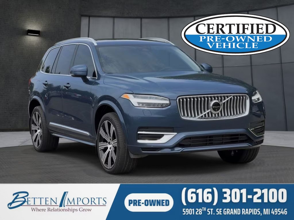 Certified 2025 Volvo XC90 plug-in hybrid T8 Plus 6-Seater SUV