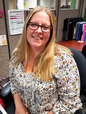 Staff member Wendy Foster from ID_69a6ddb14412