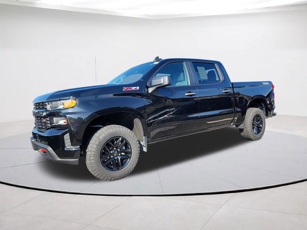 Used 2021 Chevrolet Silverado 1500 Custom Trail Boss Truck Crew Cab