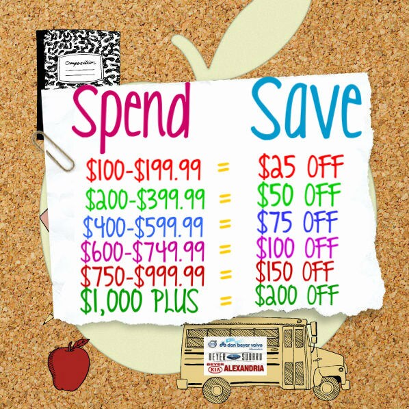 Back To School Subaru Service Coupon Beyer Subaru