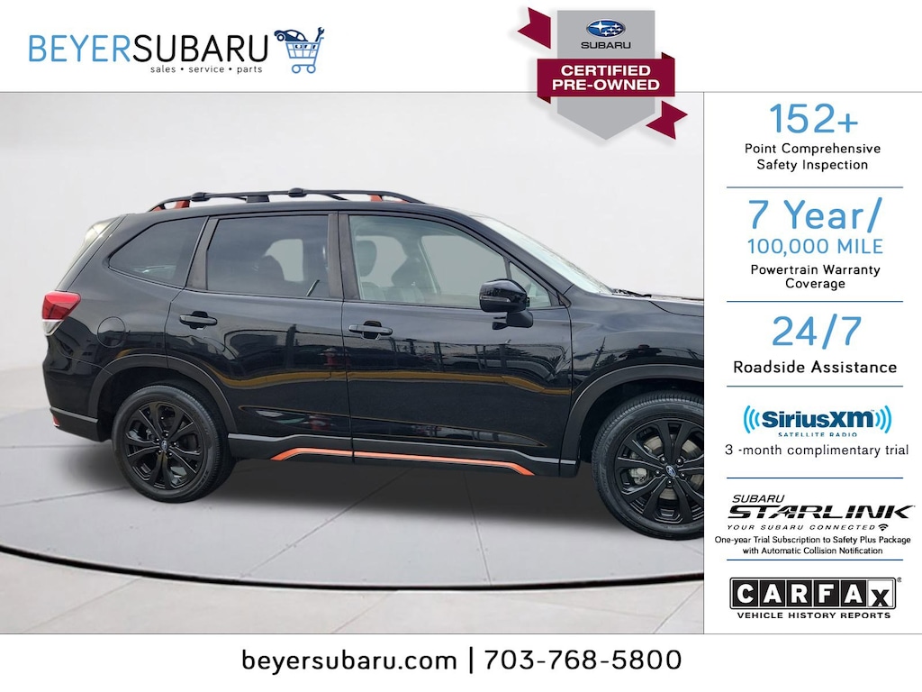 Certified 2023 Subaru Forester Sport Sport CVT