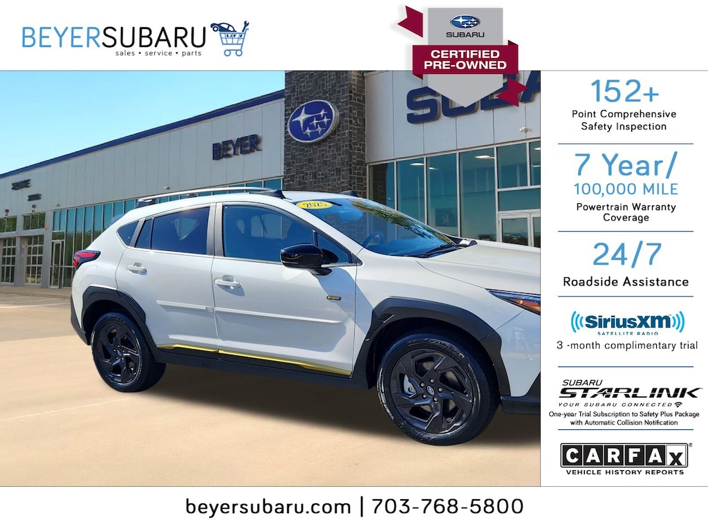 Certified 2025 Subaru Crosstrek Sport Sport AWD