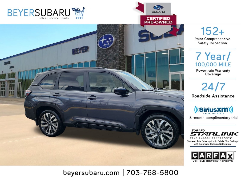 Certified 2025 Subaru Forester Touring Touring AWD
