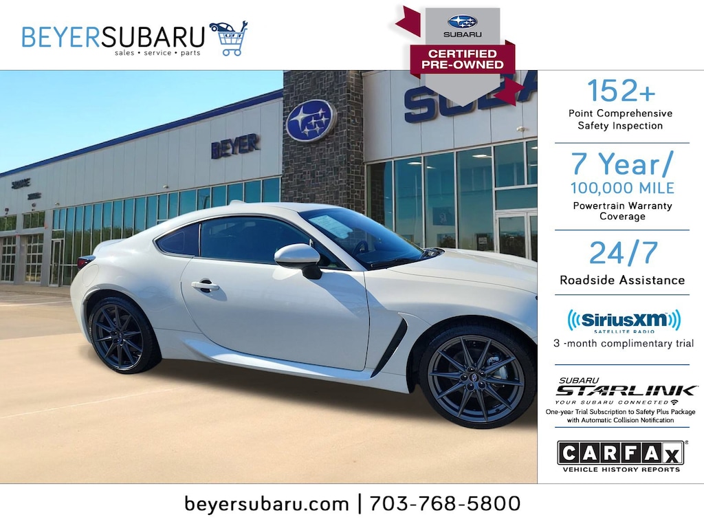 Certified 2022 Subaru BRZ Limited Limited Auto