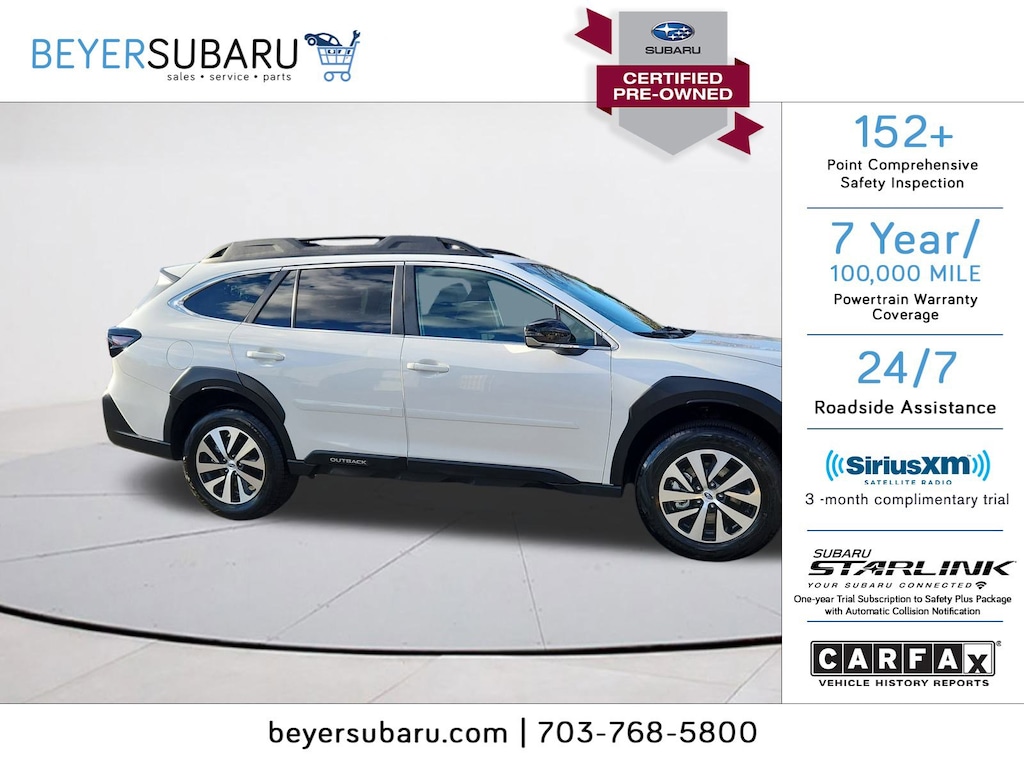 Certified 2025 Subaru Outback Premium Premium AWD