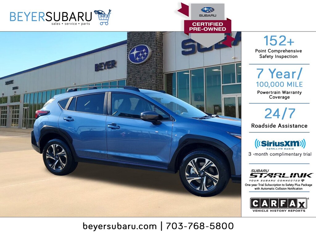 Certified 2024 Subaru Crosstrek Premium Premium AWD