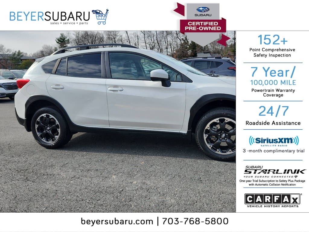 Certified 2021 Subaru Crosstrek Premium Premium CVT