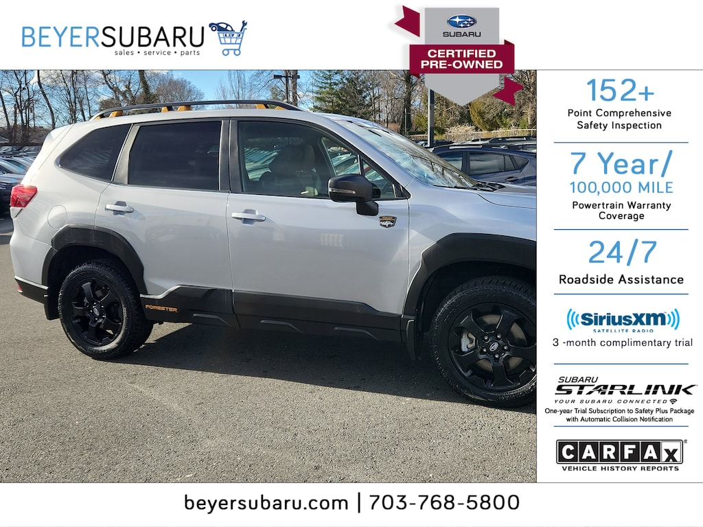 Certified 2022 Subaru Forester Wilderness Wilderness CVT
