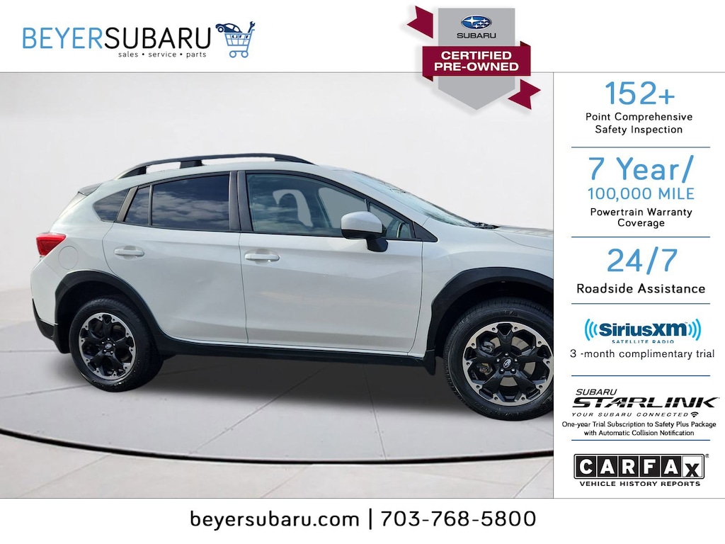 Certified 2021 Subaru Crosstrek Premium Premium CVT