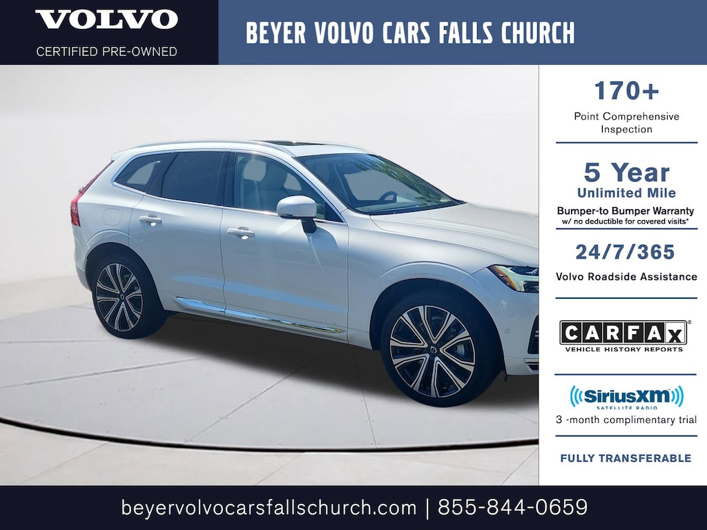 Certified 2023 Volvo XC60 Recharge Plug-In Hybrid Ultimate Bright SUV