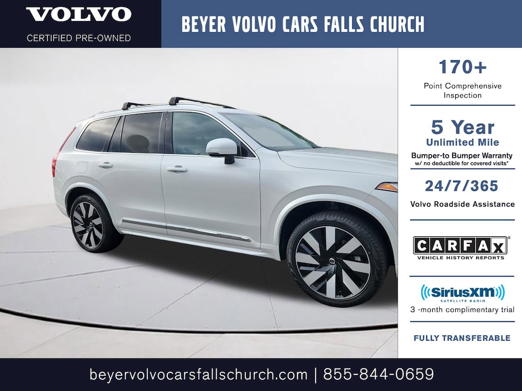 Used 2024 Volvo XC90 Recharge Plug-In Hybrid T8 Plus Bright 7-Seater SUV