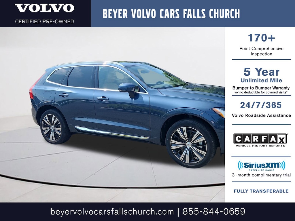 Certified 2023 Volvo XC60 Recharge Plug-In Hybrid Ultimate Bright SUV