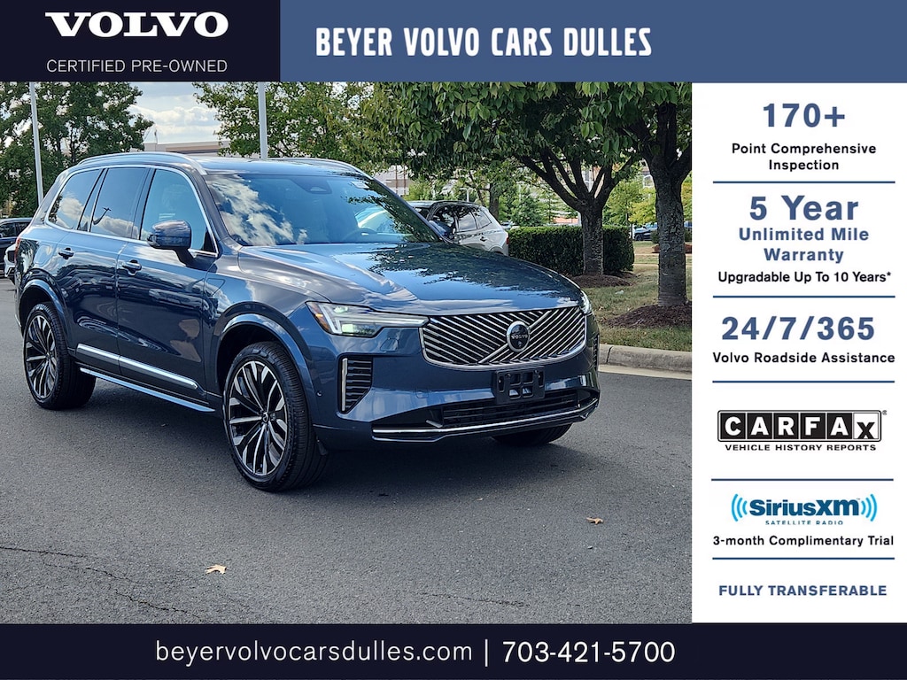 Certified 2025 Volvo XC90 B6 Plus 7-Seater 2025.5 B6 AWD Plus 7-Seater