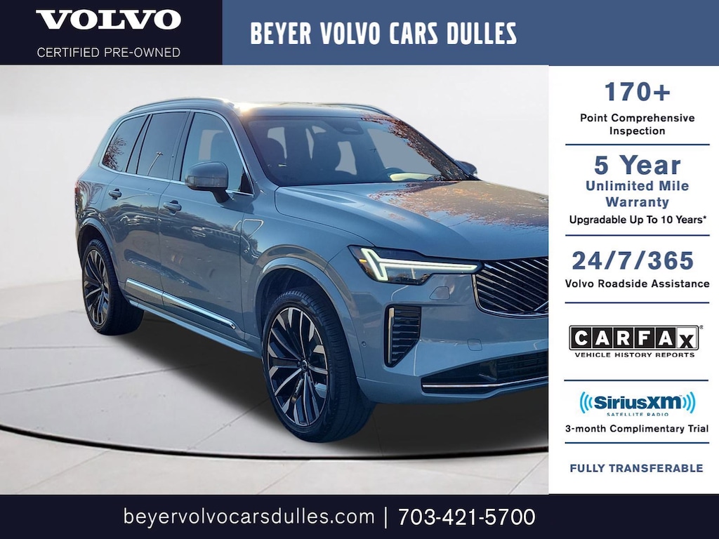 Certified 2025 Volvo XC90 B6 Plus 7-Seater 2025.5 B6 AWD Plus 7-Seater