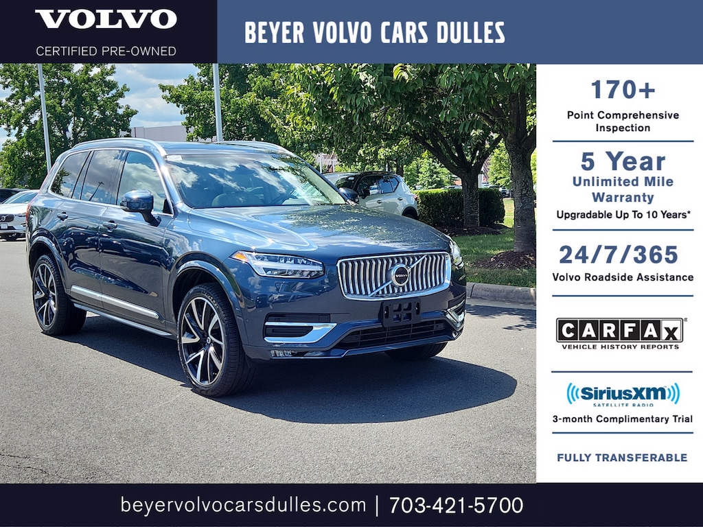 Certified 2024 Volvo XC90 B6 Plus Bright Theme 6-Seater B6 AWD Plus Bright Theme 6P