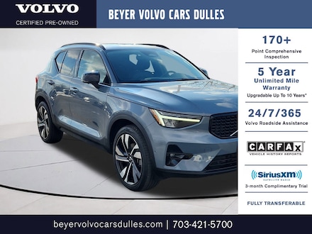 Featured used 2023 Volvo XC40 B5 Plus Dark Theme SUV for sale in Dulles, VA