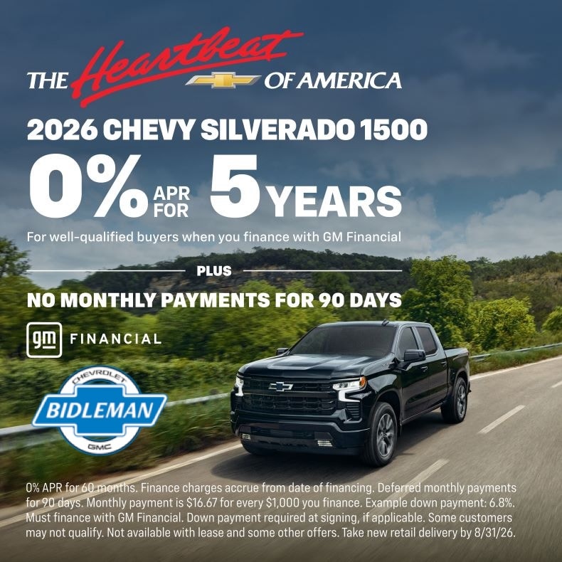 Chevy Silverado 1500 truck Lease and Finance Specials western NY