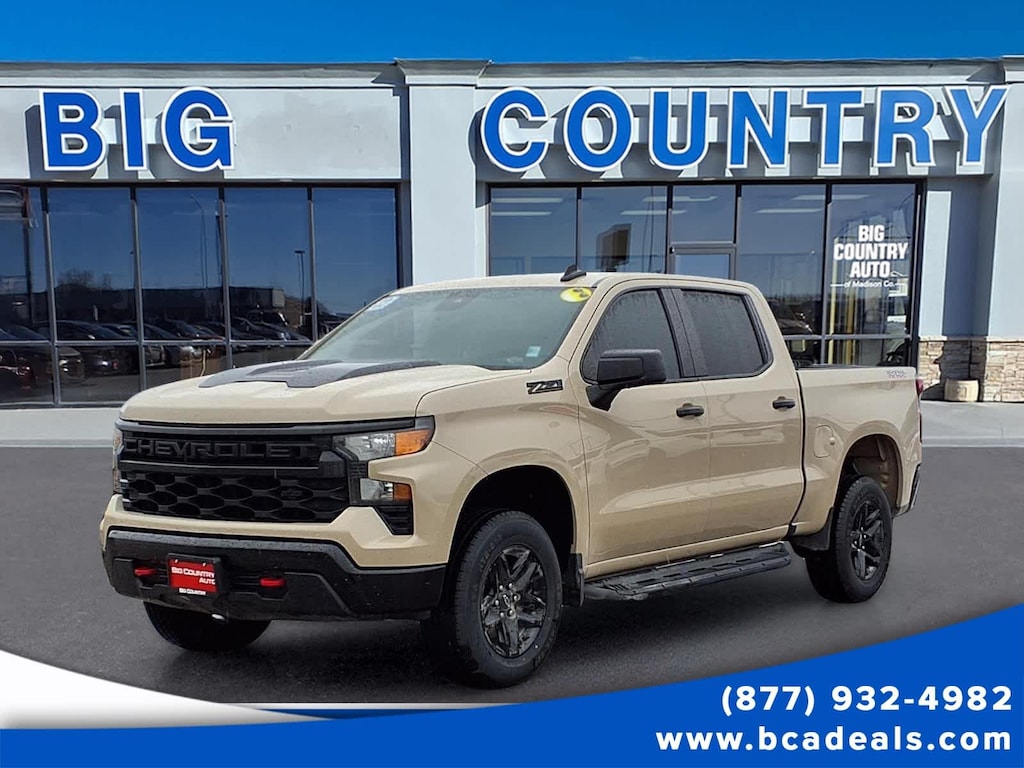Used 2023 Chevrolet Silverado 1500 Custom Trail Boss Truck Crew Cab