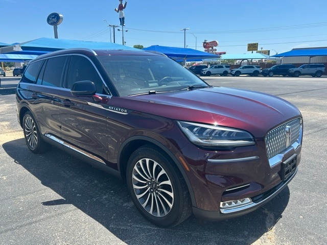 Used 2021 Lincoln Aviator Reserve with VIN 5LM5J7WC2MGL07933 for sale in Brownwood, TX