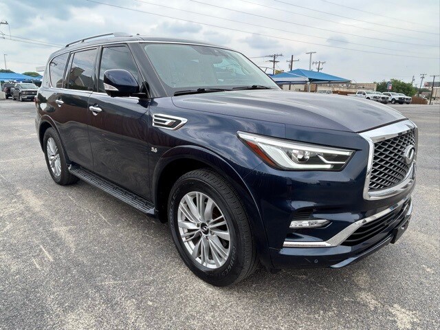 Used 2018 INFINITI QX80 Base with VIN JN8AZ2NF1J9662917 for sale in Brownwood, TX