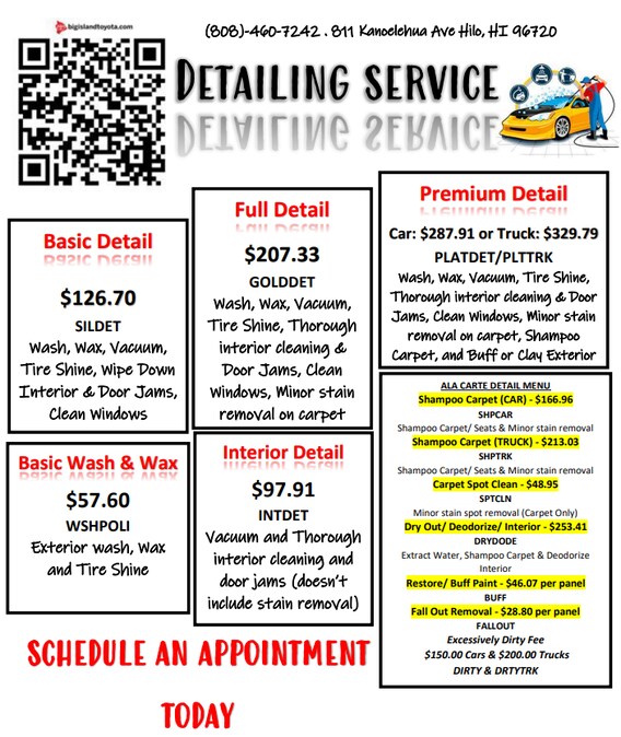 Car Detailing Services