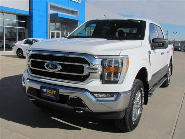 Used 2021 Ford F-150 XLT with VIN 1FTFW1EDXMFB09773 for sale in Minden, NE