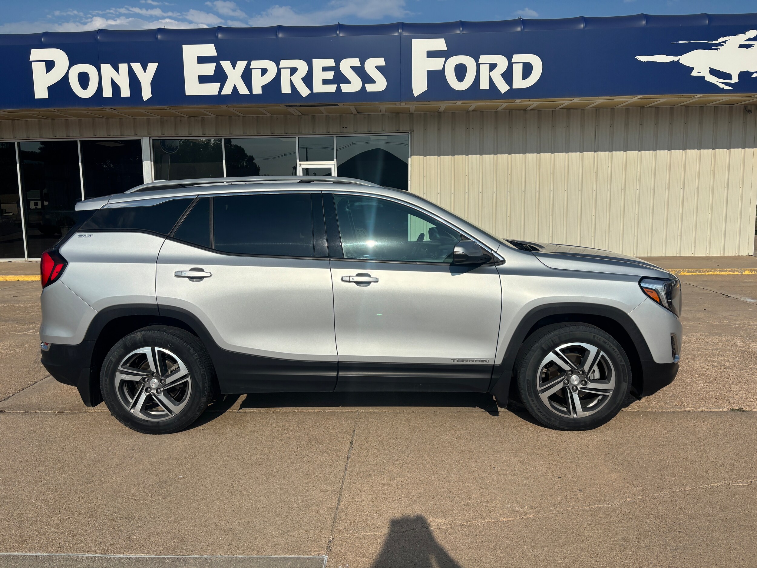 Used 2021 GMC Terrain SLT with VIN 3GKALVEV1ML329168 for sale in Minden, NE