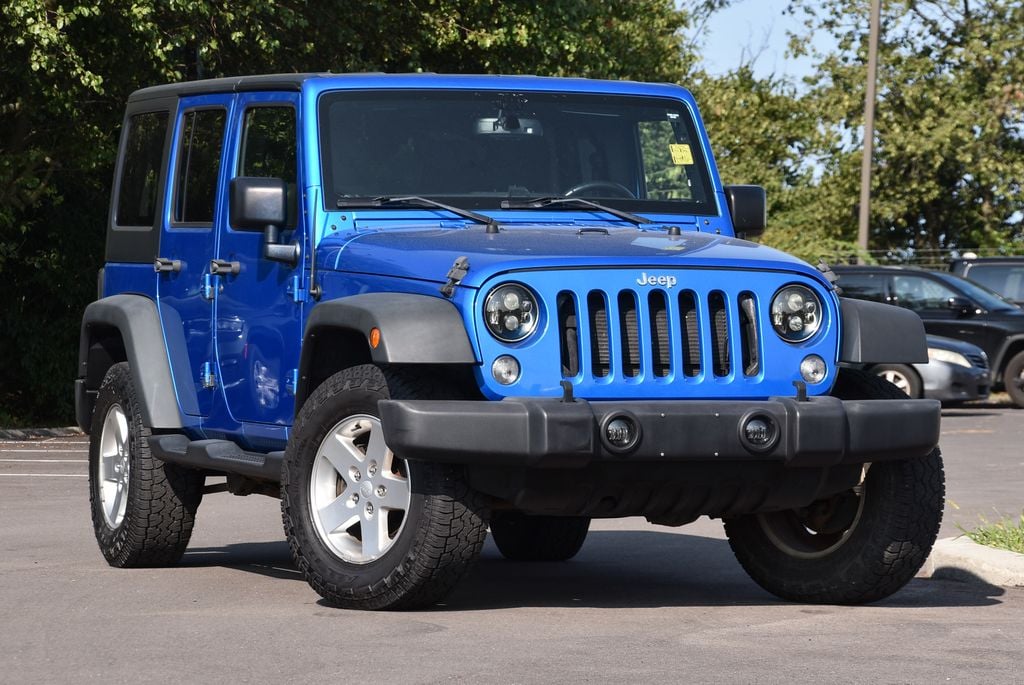 Used 2016 Jeep Wrangler Unlimited Sport S with VIN 1C4BJWDG0GL229268 for sale in Nicholasville, KY