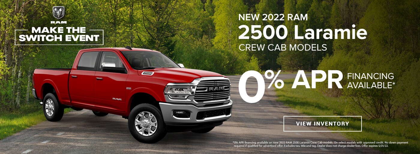 New 2022 RAM 2500 Laramie Crew Cab Models 0% APR Financing Available* in Nicholasville, KY