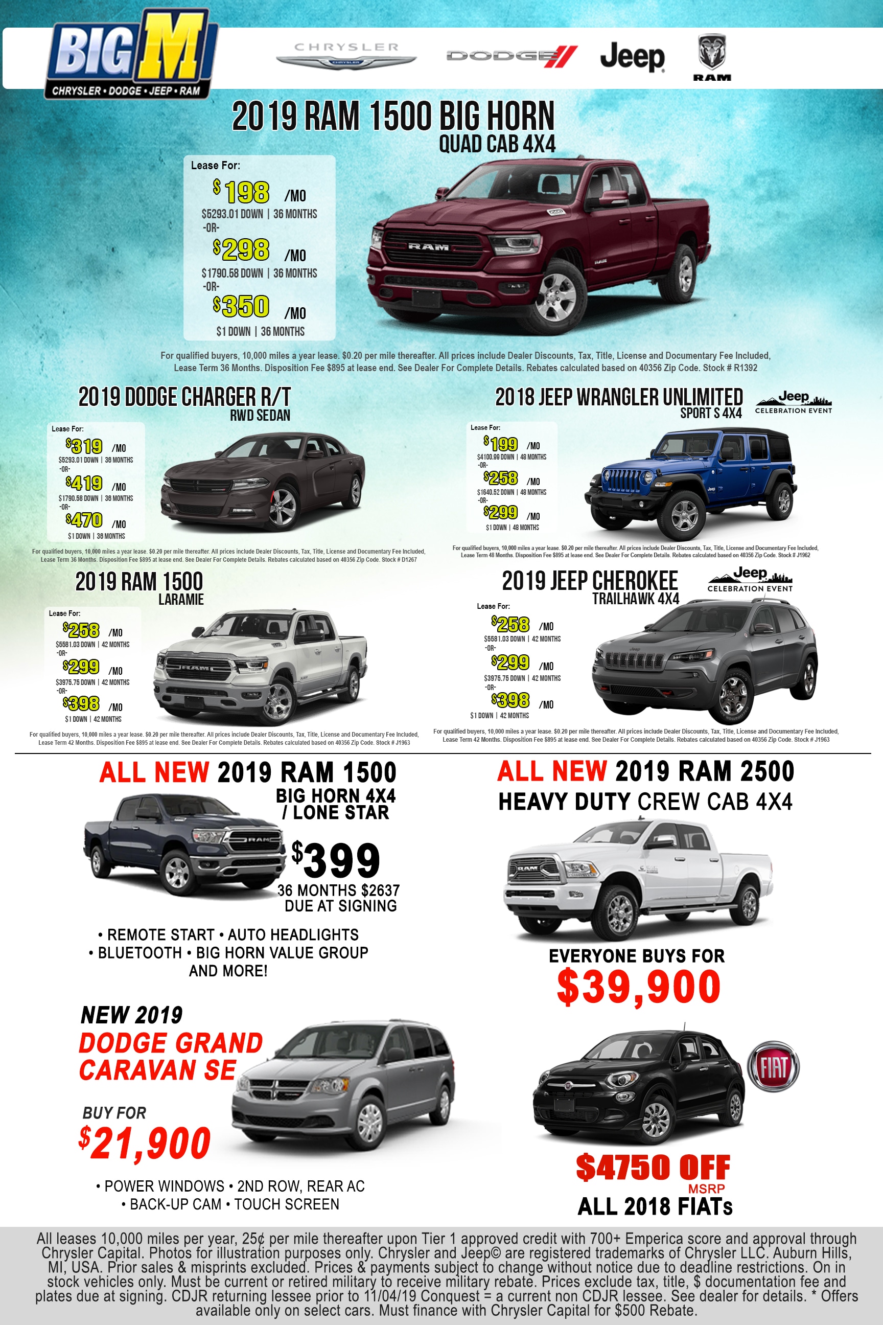 Big M Chrysler >> New Inventory Specials Big M Chrysler Dodge Jeep Ram Big M Chrysler >> New Inventory Specials Big M Chrysler Dodge Jeep Ram