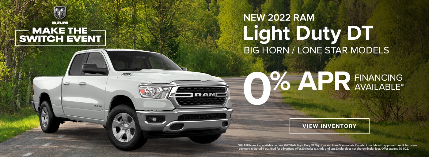New 2022 RAM Light Duty DT Big Horn / Lone Star Models $500 Bonus Cash* in Nicholasville, KY