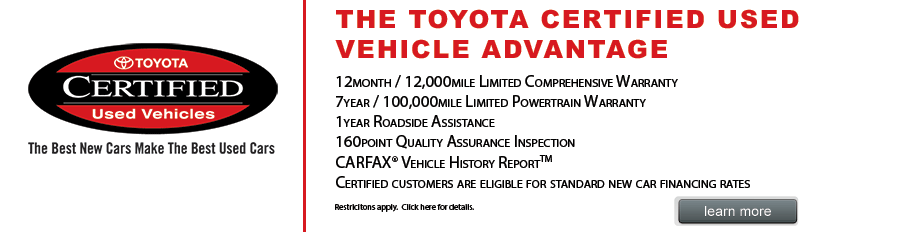 Toyota Certified Pre Owned >> Certified Used Car Dealer In Chandler Big Toyota Has A Great Toyota Certified Pre Owned >> Certified Used Car Dealer In Chandler Big Toyota Has A Great