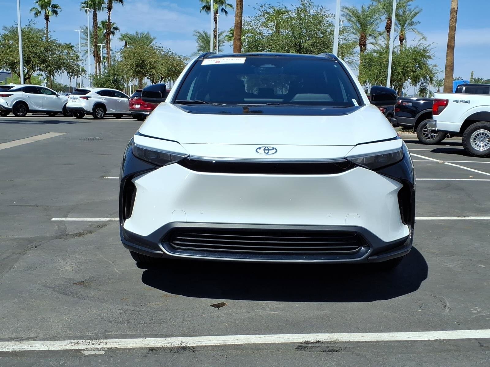 Certified 2024 Toyota bZ4X XLE with VIN JTMABACA1RA087424 for sale in Chandler, AZ