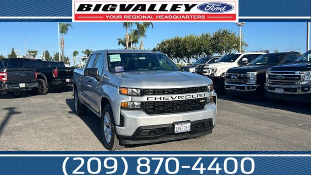 Certified 2021 Chevrolet Silverado 1500 Custom Truck Crew Cab