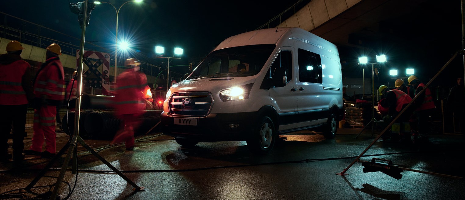 Exterior design of Ford Transit