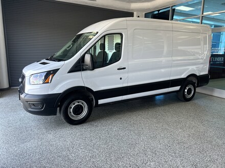 2023 Ford Transit Cargo Van T150 T-150 130 Med Rf 8670 GVWR RWD