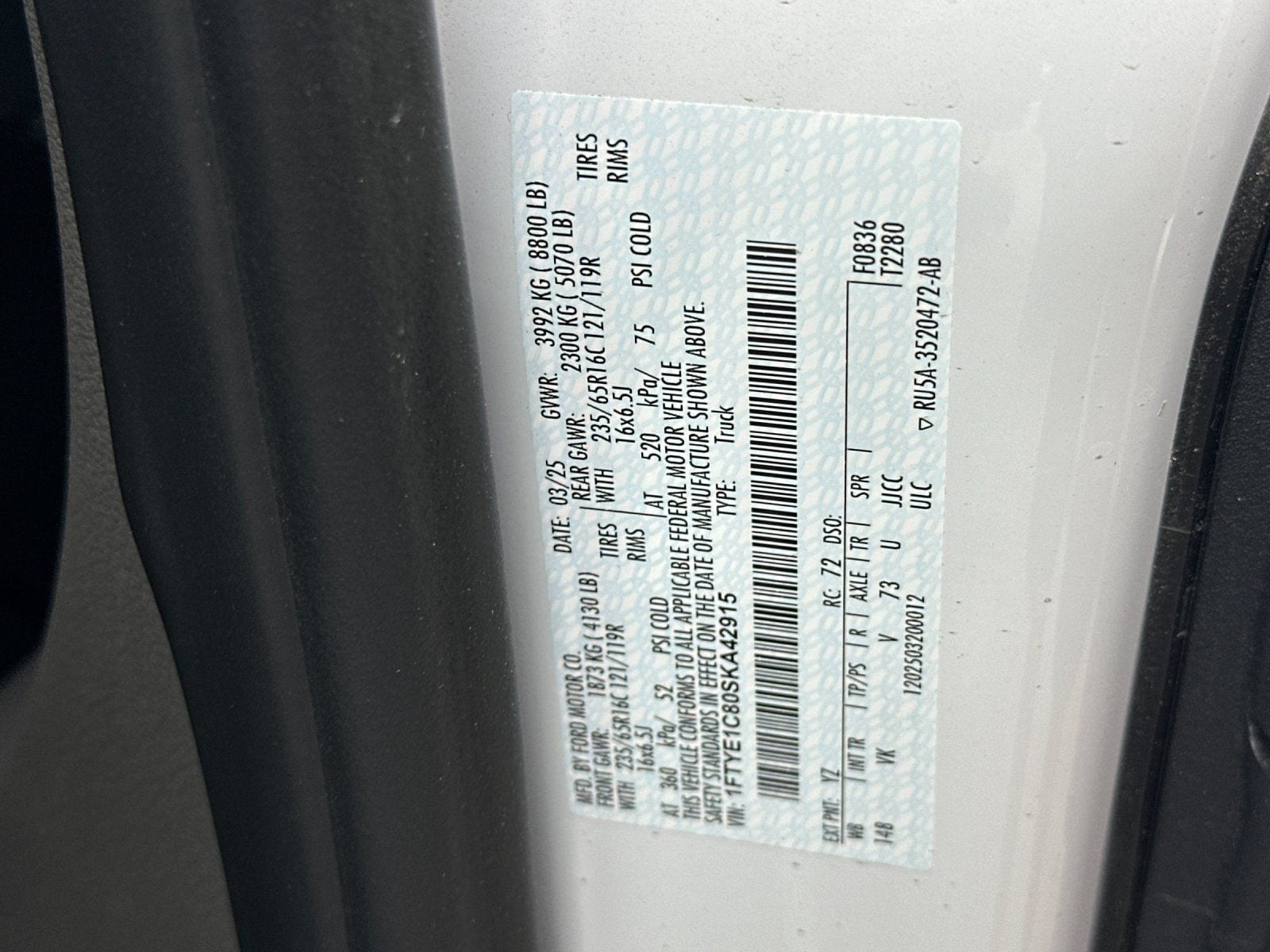 2025 Ford Transit Van Base - Photo 26
