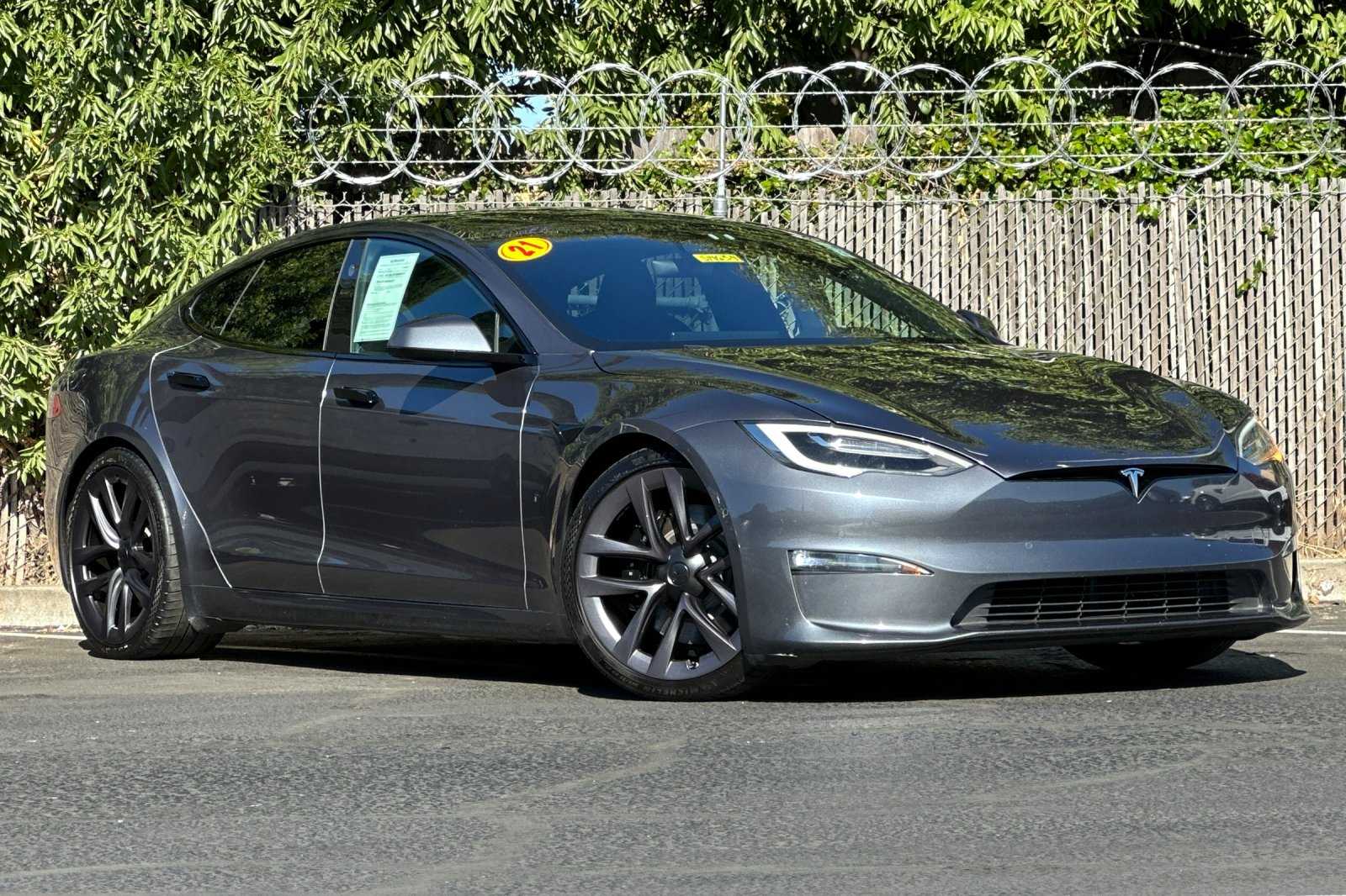 Used 2021 Tesla Model S Plaid with VIN 5YJSA1E62MF436011 for sale in Brentwood, CA