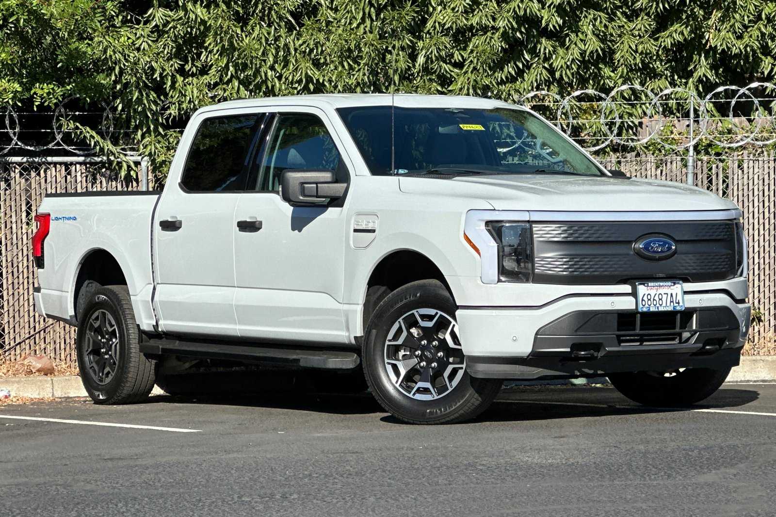 Used 2023 Ford F-150 Lightning XLT with VIN 1FTVW1ELXPWG03672 for sale in Brentwood, CA